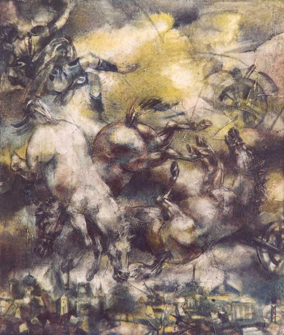 «Падіння Фаетона». 1996. Полотно, темпера